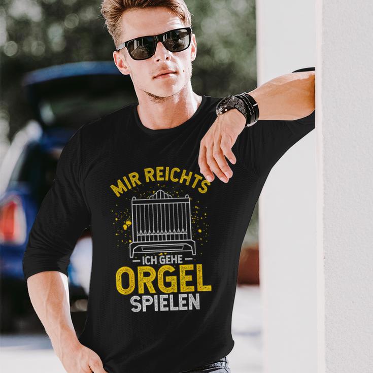 Mir Egal Ich Geh Orgel Spielen Kirche Klavier Orgelfan Langarmshirts Geschenke für Ihn