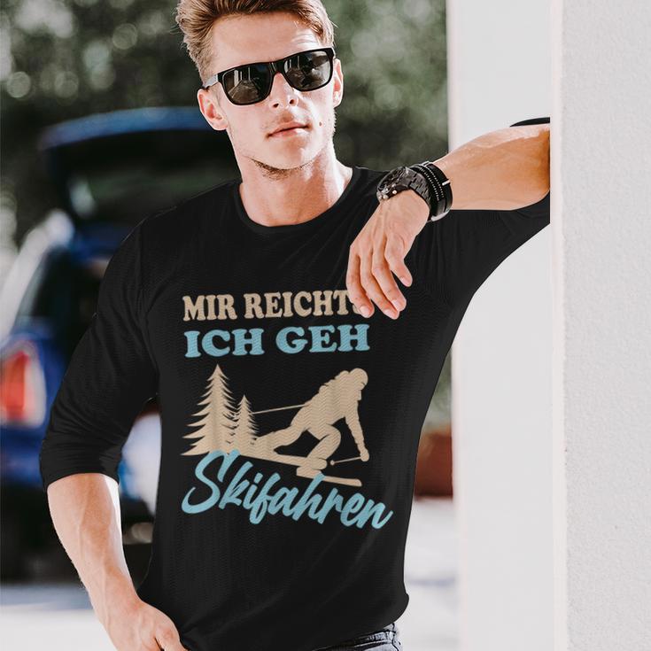 Mir Reichts Ich Geh Skiing Winter Sports Langarmshirts Geschenke für Ihn