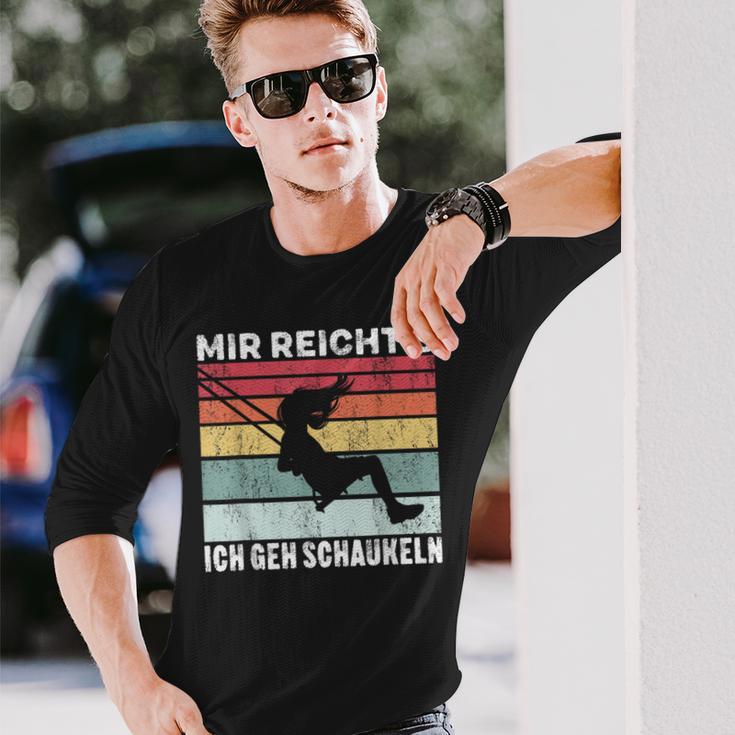 Mir Reicht's Ich Geh Swinging Retrointage Swing Langarmshirts Geschenke für Ihn