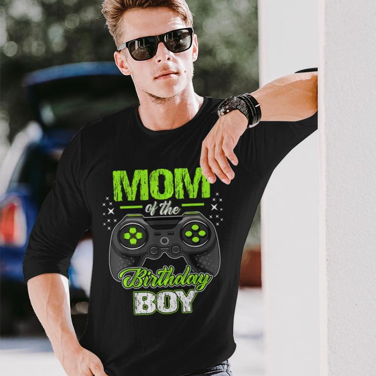 Mom Of The Birthday Boy Matching Video Gamer Birthday Party Long Sleeve T-Shirt Gifts for Him