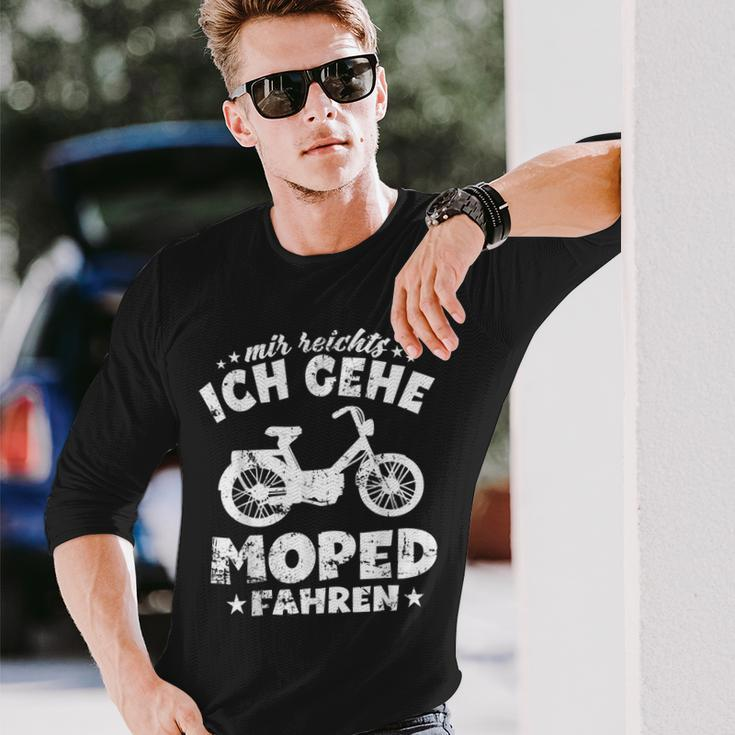 Moped Mir Reichts Ich Gehe Moped Langarmshirts Geschenke für Ihn