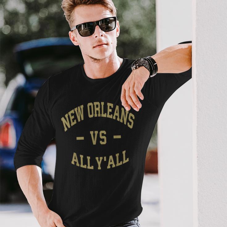 New Orleans Vs All Yall Pride New Orleans Long Sleeve T-Shirt Gifts for Him