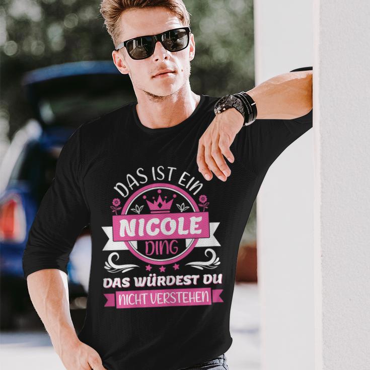 Nicole Name Name Name Day Das Ist Ein Nicole Ding Langarmshirts Geschenke für Ihn