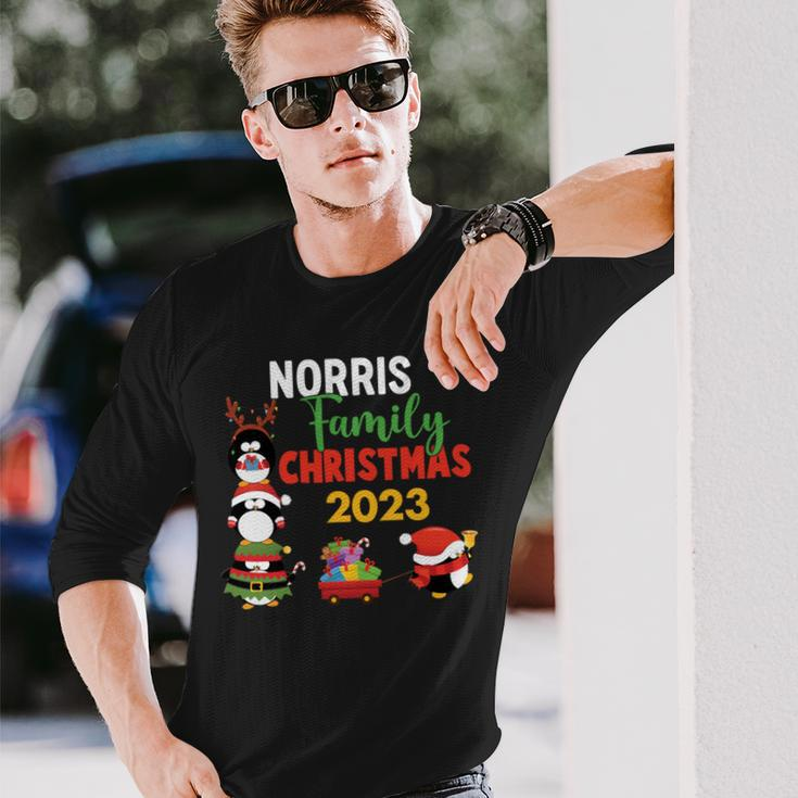 Norris Family Name Norris Family Christmas Long Sleeve T-Shirt Gifts for Him