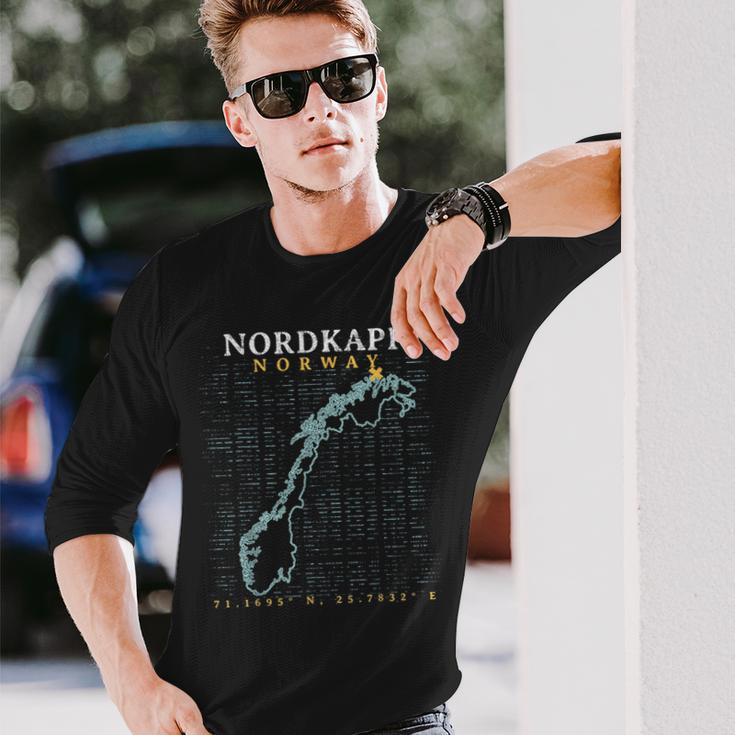 Norway Nordkapp Langarmshirts Geschenke für Ihn