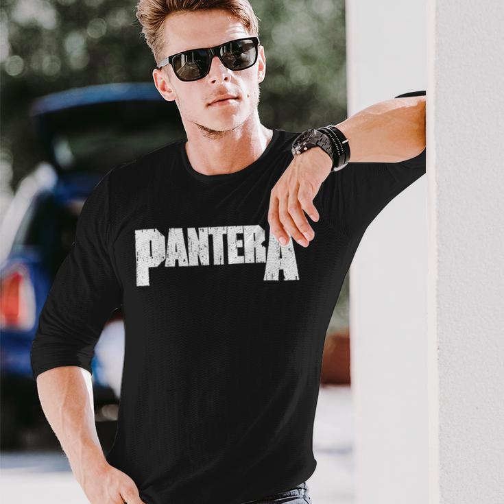 Official Pantera Logo Langarmshirts Geschenke für Ihn