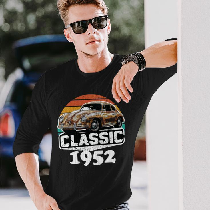 Oldtimer 1952 Geburtstag Für Männer Papaatertag Langarmshirts Geschenke für Ihn