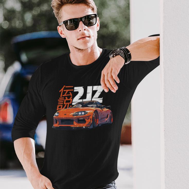 Orange Mk4 Jdm Tokyo 2Jz Supra Long Sleeve T-Shirt Gifts for Him