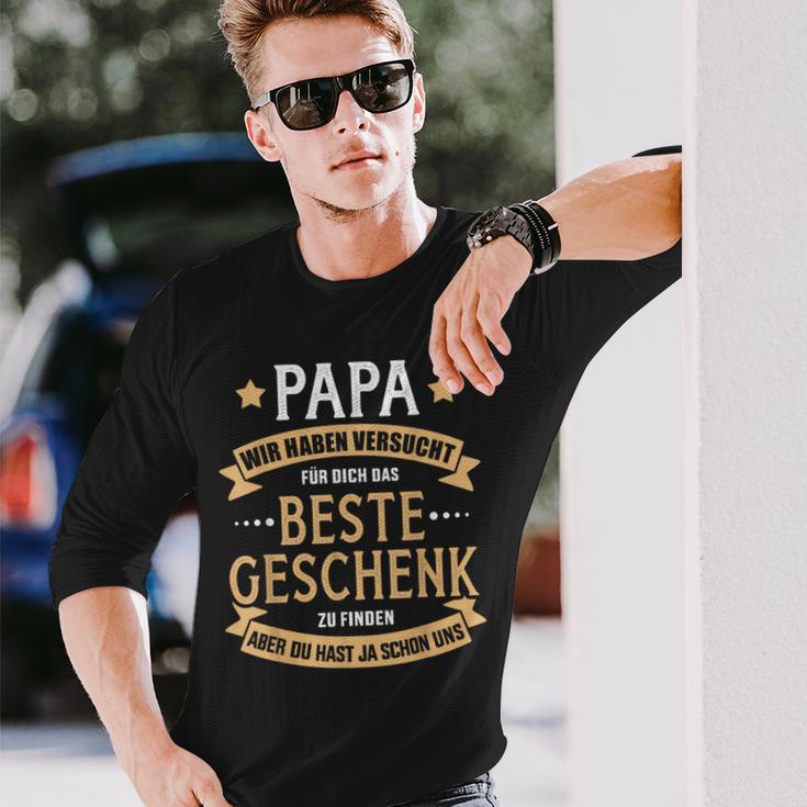 Papa Beste Geschenk Hast Uns Füratertag Und Geburtstag Langarmshirts Geschenke für Ihn