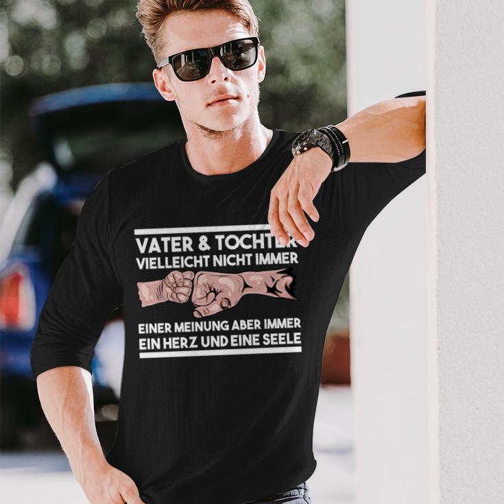 Papaater Tochterielleicht Nicht Immer Einer Meinung Langarmshirts Geschenke für Ihn