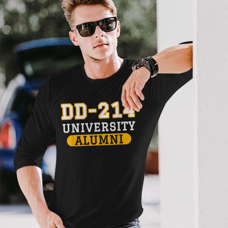 Patriotic Dd-214 Alumni Long Sleeve T-Shirt Gifts for Him