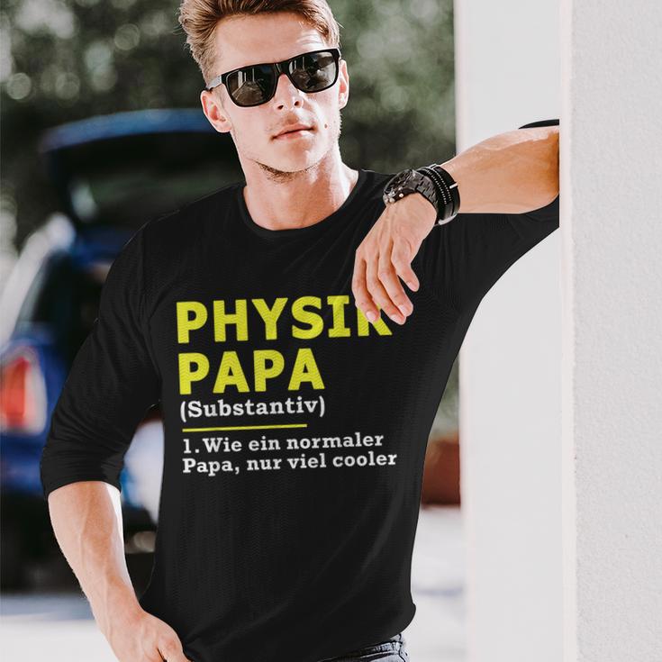 Physik Papa Langarmshirts Geschenke für Ihn