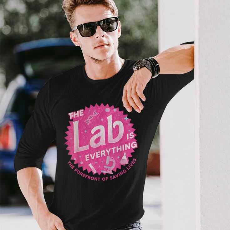 Pink Lab Week 2024 Leading The Way In Life-Saving Style Long Sleeve T-Shirt Gifts for Him