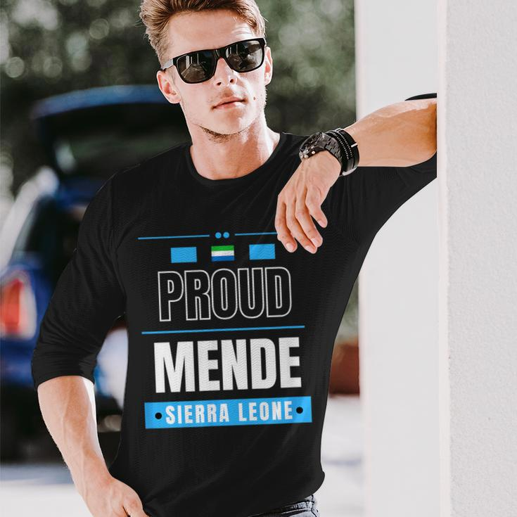 Proud Mende Sierra Leone Culture Favorite Tribe Long Sleeve T-Shirt Gifts for Him