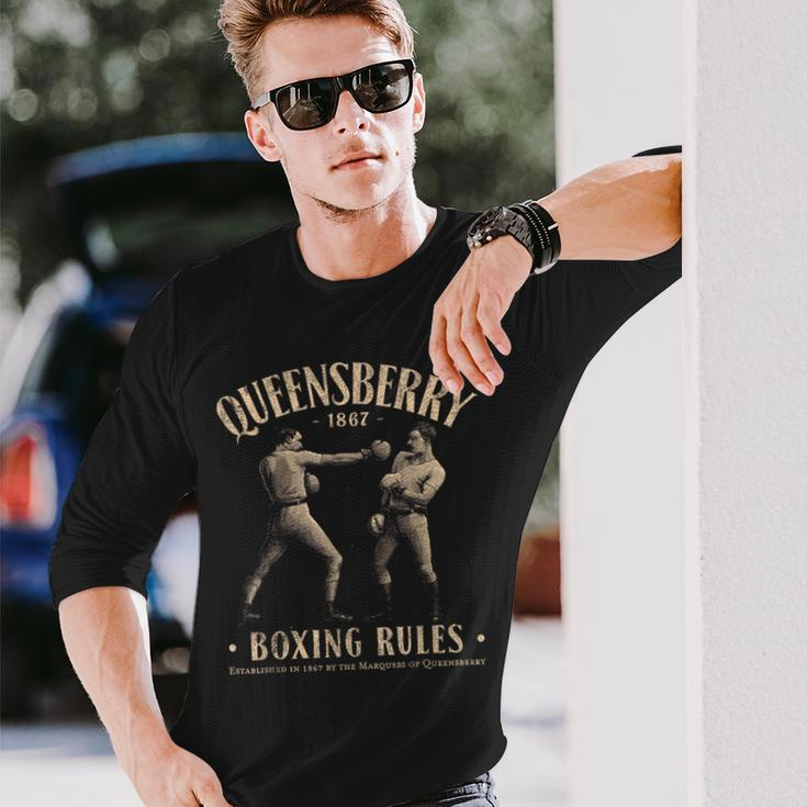 Queensberry Boxing Rules Long Sleeve T-Shirt Gifts for Him