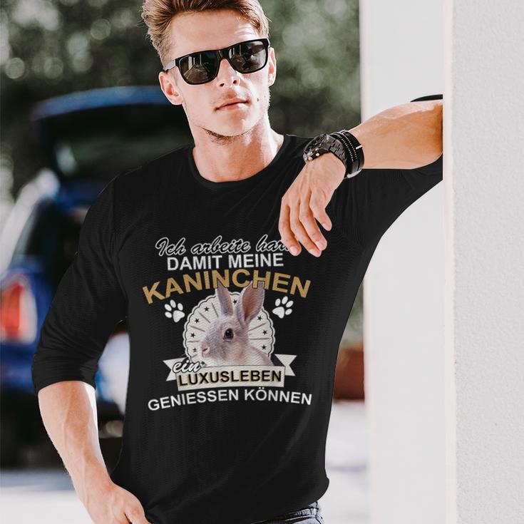 Rabbit Pet Rodent Slogan Langarmshirts Geschenke für Ihn