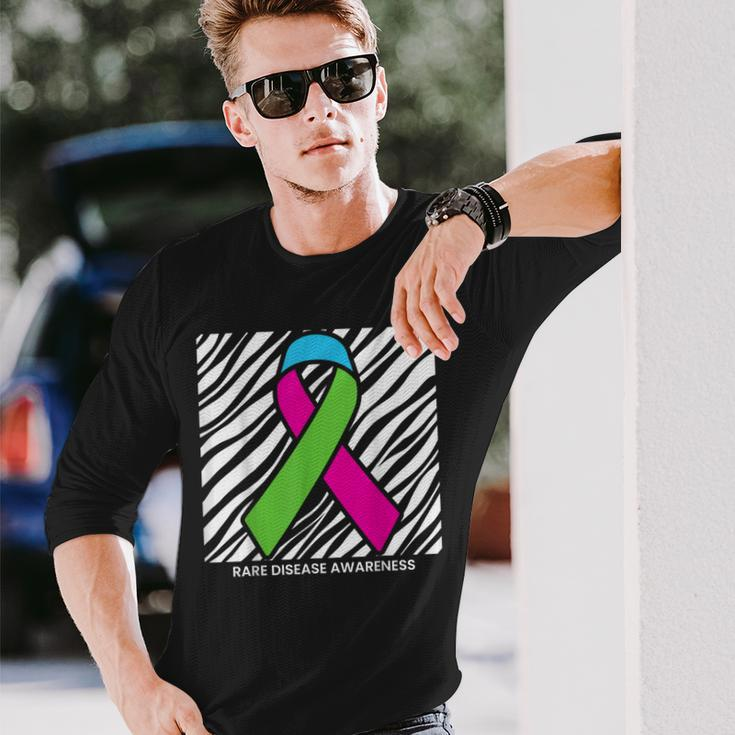 Rare Disease Awareness Rare Disease Day 2024 Long Sleeve T-Shirt Gifts for Him