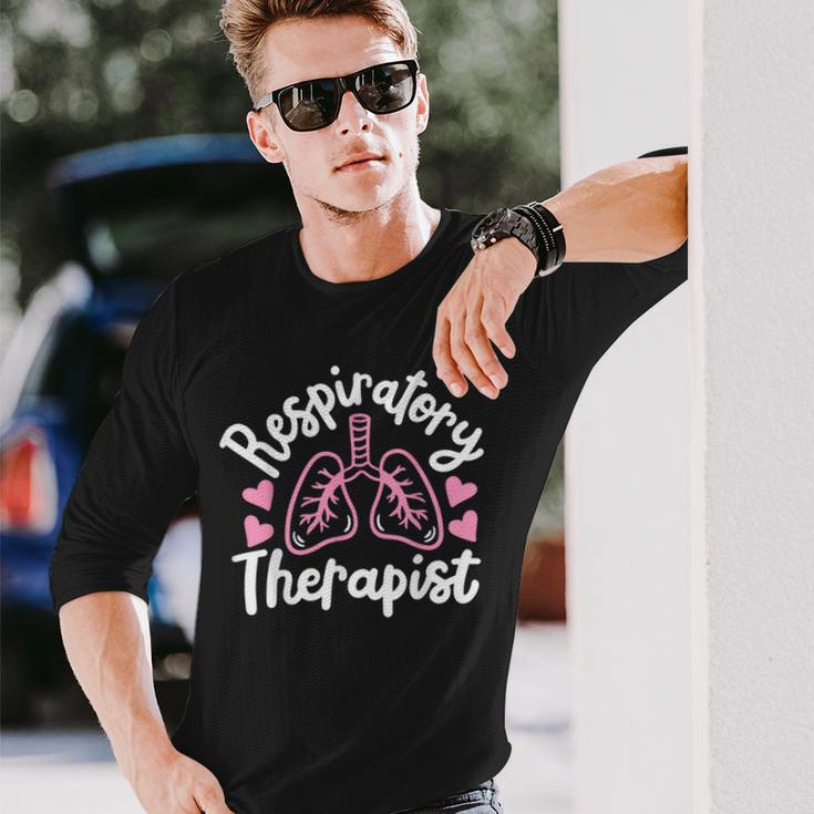 Respiratory Therapist Rt Registered Long Sleeve T-Shirt Gifts for Him
