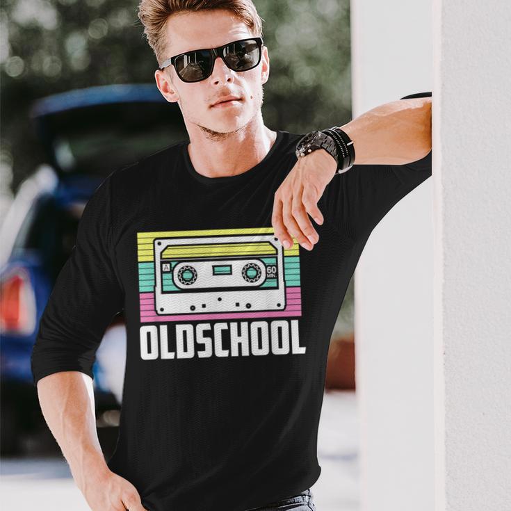 Retro Oldschool Cassette 80S 90S Langarmshirts Geschenke für Ihn