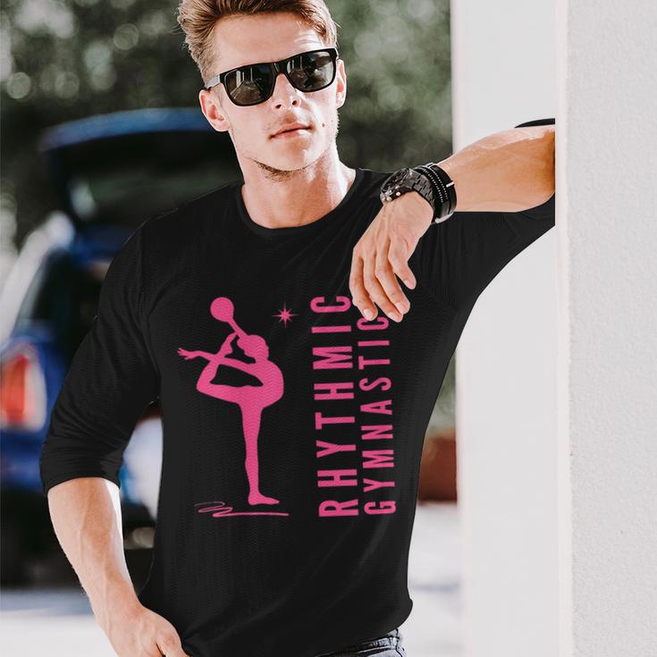 Rhythmische Sportgymnastik Gymnastik Gymnastin Mit Ball Langarmshirts Geschenke für Ihn