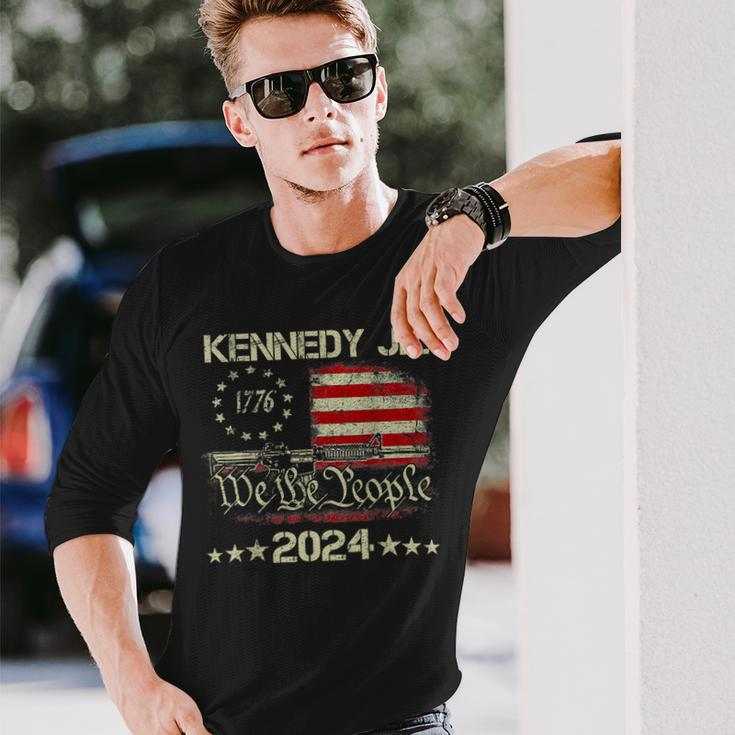 Robert F Kennedy Jr For President 2024 Long Sleeve T-Shirt Gifts for Him
