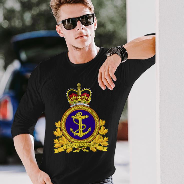 Royal Canadian Navy Rcn Military Armed Forces Long Sleeve T-Shirt Gifts for Him