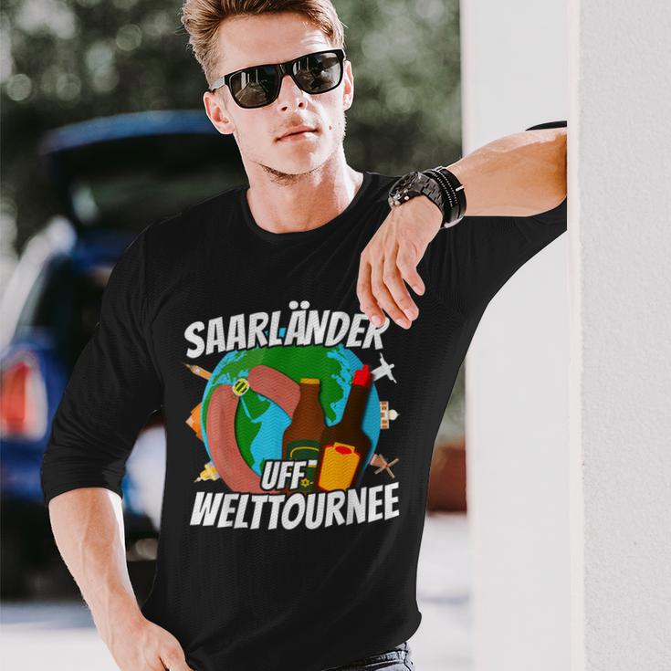 Saarländer Auf Welttournee Saarland Liebe Travel S Langarmshirts Geschenke für Ihn