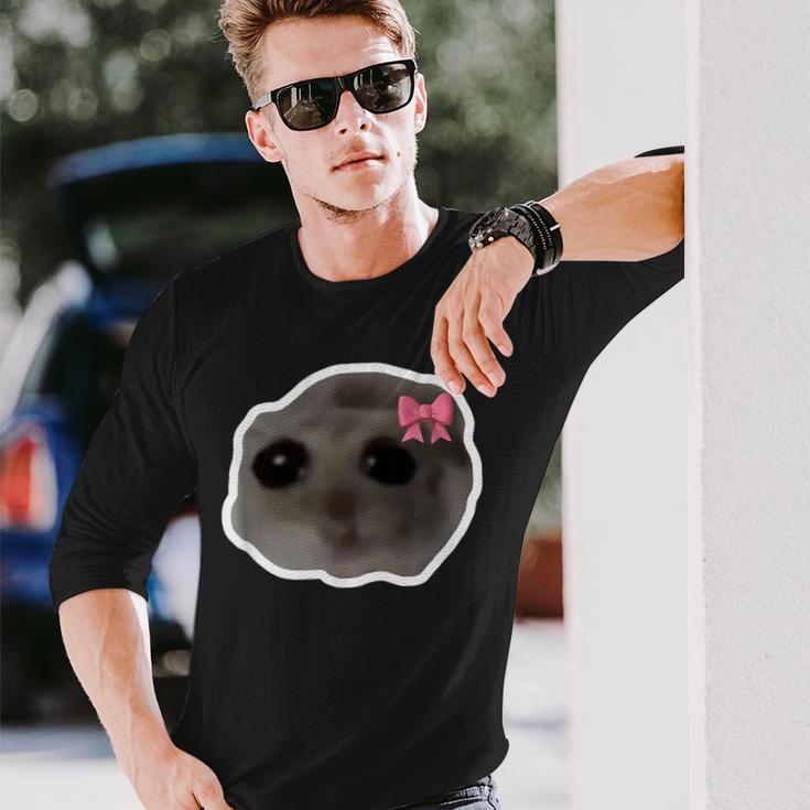 Sad Hamster Meme Sad Hamster Langarmshirts Geschenke für Ihn