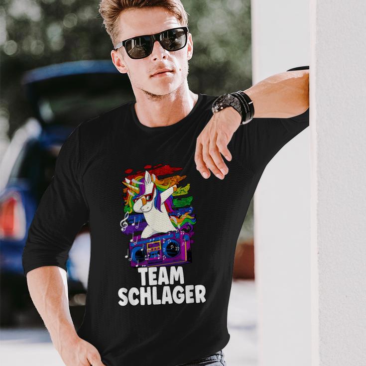 Schlagerparty Team Schlager S Langarmshirts Geschenke für Ihn