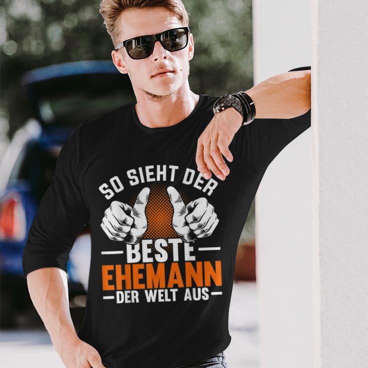 So Ssieht Der Beste Husann Der Welt Aus Man Langarmshirts Geschenke für Ihn