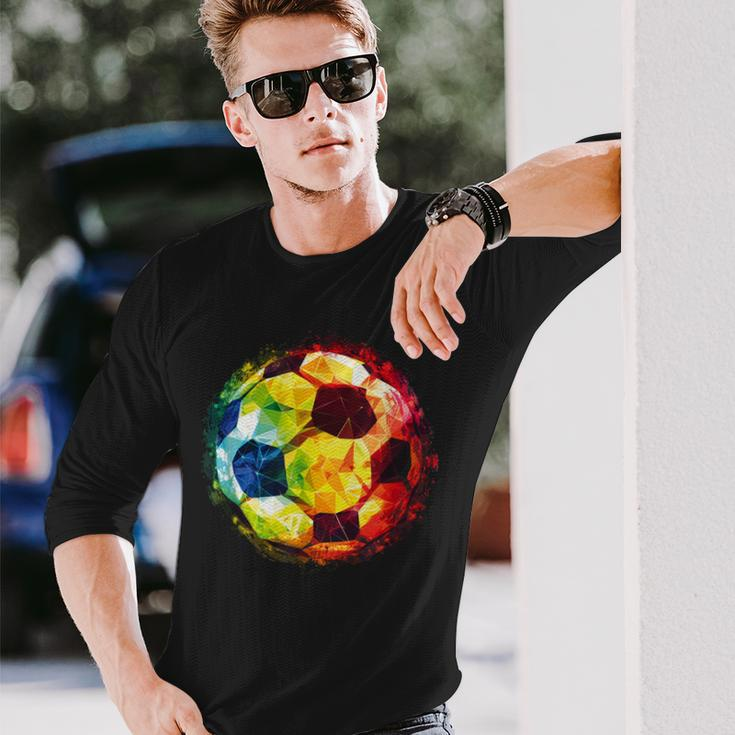Soccer Ball For All Soccer Lovers Long Sleeve T-Shirt Gifts for Him