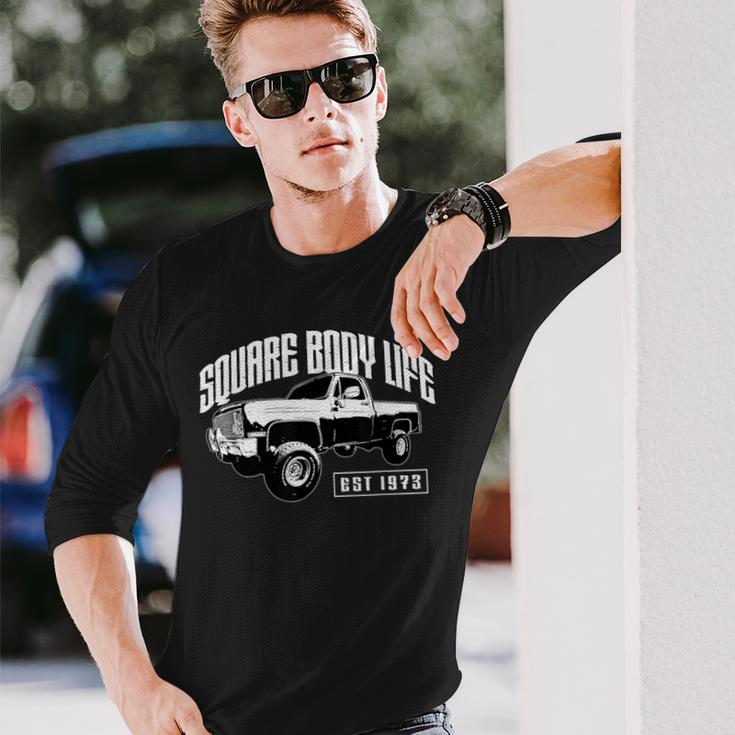 Squarebody 4X4 Classic Pickup Square Body Truck Long Sleeve T-Shirt Gifts for Him