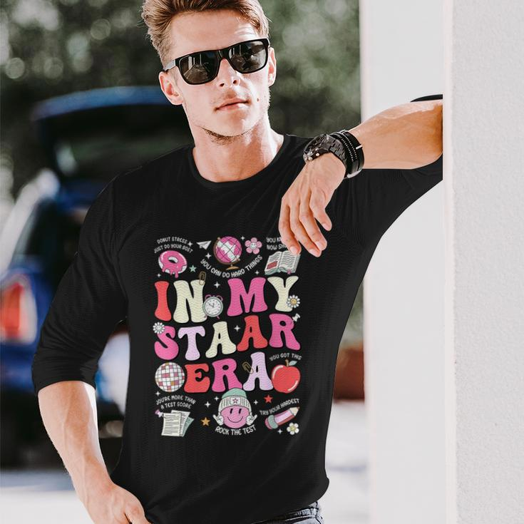 In My Staar Era Motivational Testing Test Day Teacher Long Sleeve T-Shirt Gifts for Him