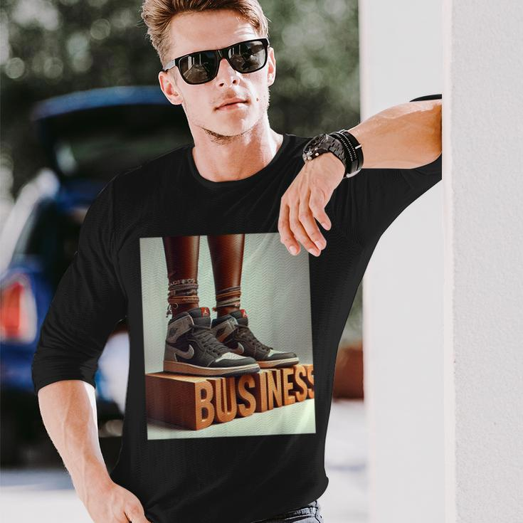Standing On Business Long Sleeve T-Shirt Gifts for Him