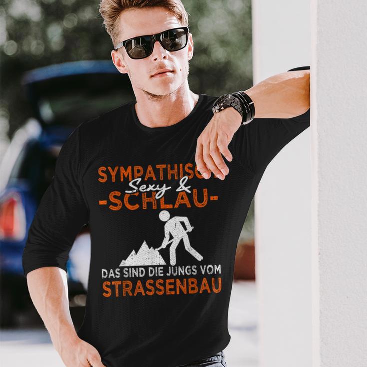 Sympathic And Schlau Strassenbau & Street Keeper Black S Langarmshirts Geschenke für Ihn