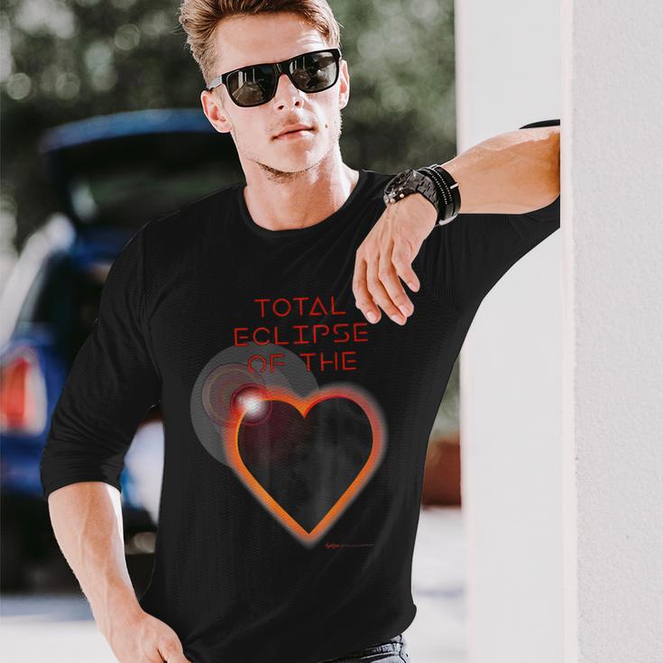 Total Eclipse Of The Solar Heart Astronomy Long Sleeve T-Shirt Gifts for Him