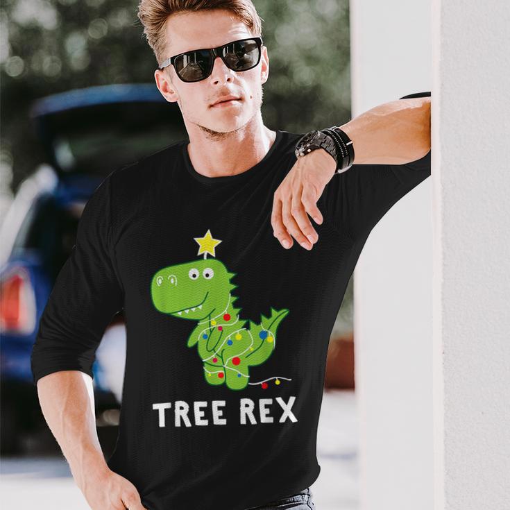 Tree Rex Dinosaur Pyjamas Langarmshirts Geschenke für Ihn