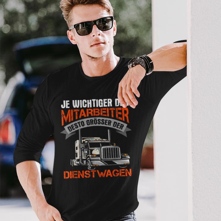 Truck Driver Truck Slogan Langarmshirts Geschenke für Ihn