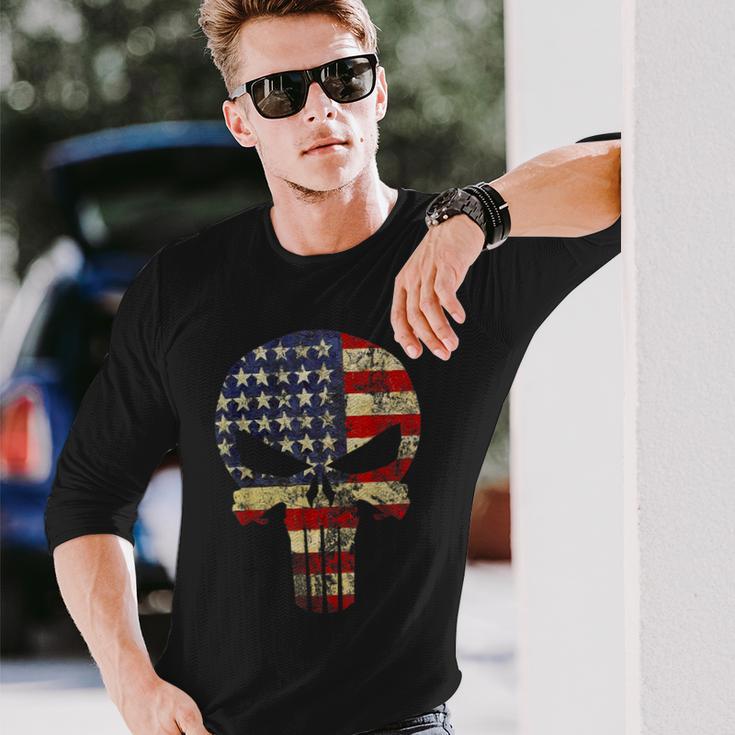 Us Navy Seals Seals Team Merica Flag Long Sleeve T-Shirt Gifts for Him