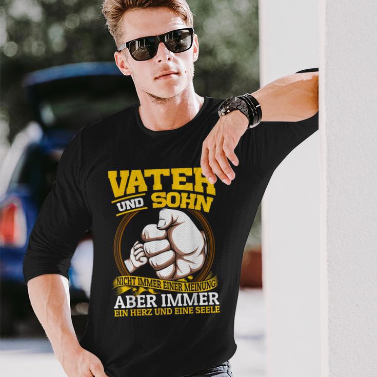 Vater & Sohn Nicht Immer Einer Minung Aber Father & Langarmshirts Geschenke für Ihn