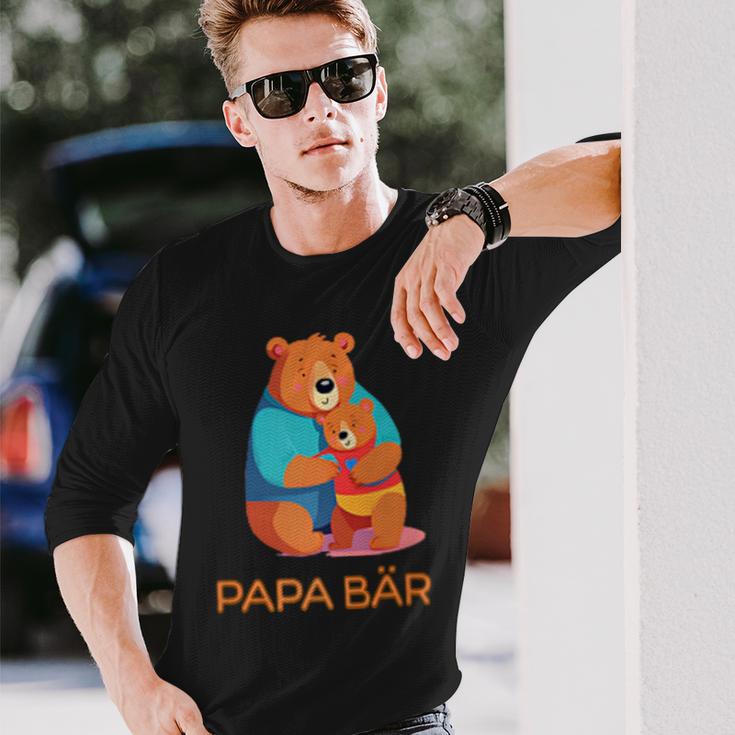 Vatertagater Sohn Tochter Sohn Papa Bär Kapuzenjacke Langarmshirts Geschenke für Ihn