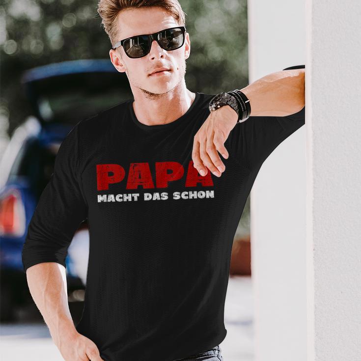 Vatertagatertags Geschenk Papa Opa Lustig Für Herren Langarmshirts Geschenke für Ihn