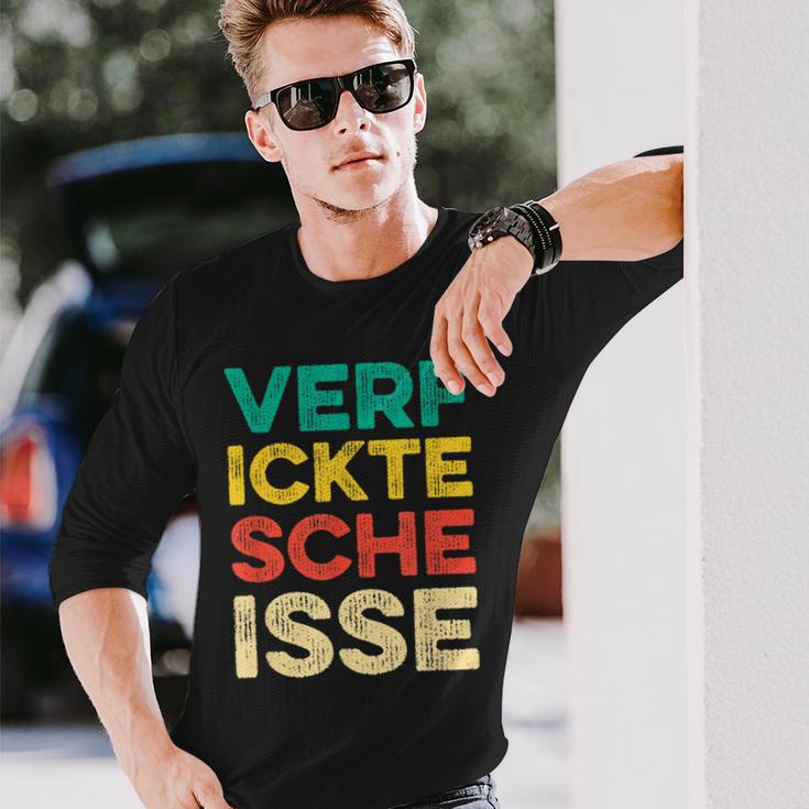 Verfickte Scheisse I Scheiße Dircksscheiße Fun Langarmshirts Geschenke für Ihn