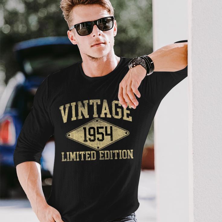 Vintage 1954 Limited Edition Year Of Birth Birthday Long Sleeve T-Shirt Gifts for Him