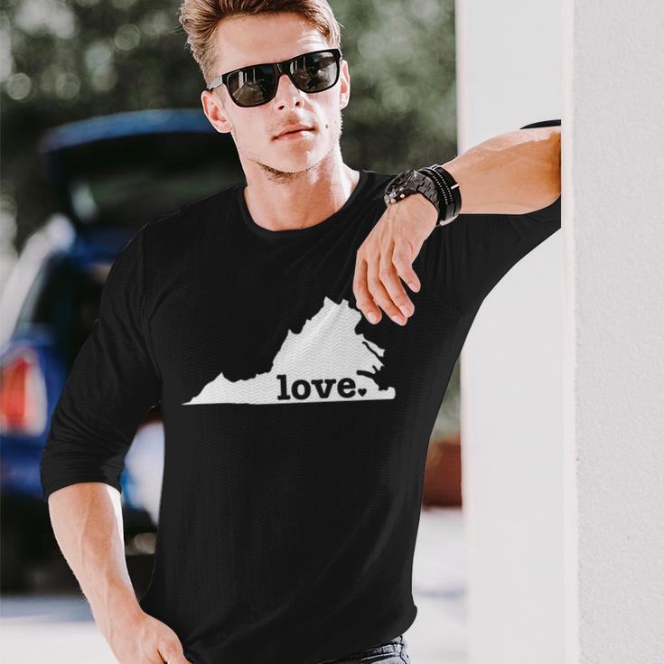 Virginia Love Hometown State Pride Long Sleeve T-Shirt Gifts for Him