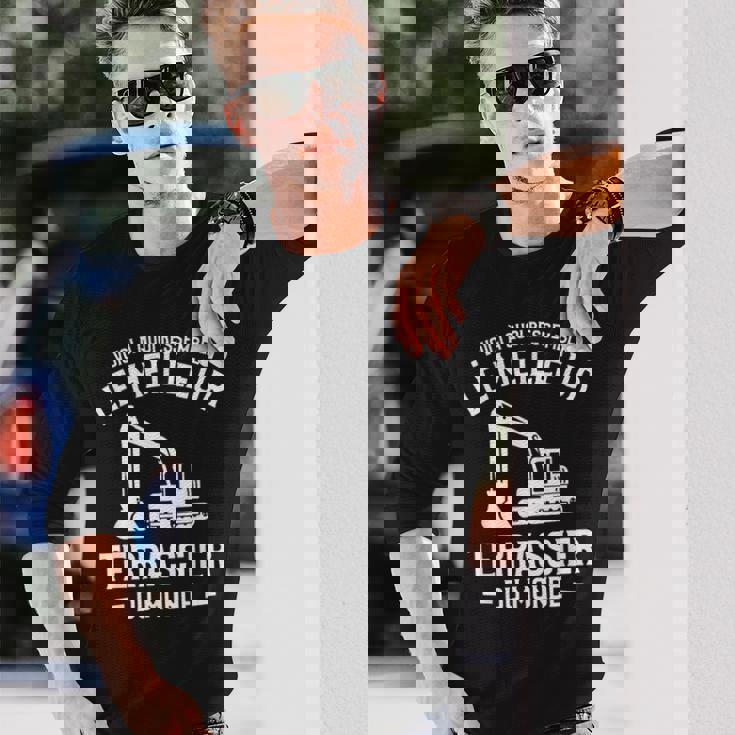 Voici À Quoi Ressemble Le Meilleur Terrassier Du Monde T-shirt à manches longues Cadeaux pour lui