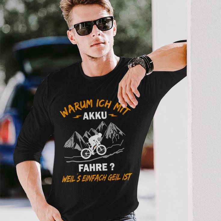 Warum Ich Mit Akkufahre Langarmshirts Geschenke für Ihn