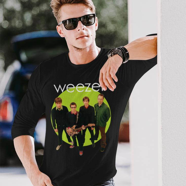 Weezer Green Album Circle Long Sleeve T-Shirt Gifts for Him