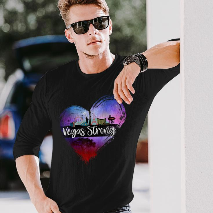Welcome To Las Vegas Strong The Fabulous City Long Sleeve T-Shirt Gifts for Him