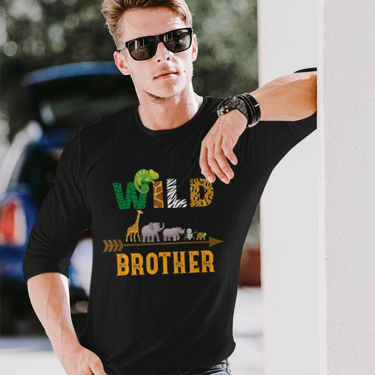 Wild Brother Birthday Zoo Field Trip Squad Matching Family Long Sleeve T-Shirt Gifts for Him